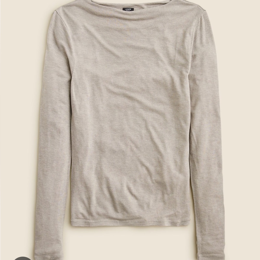 NWT JCrew Wool Blend Long Sleeve Size XXS Color Spring Rain